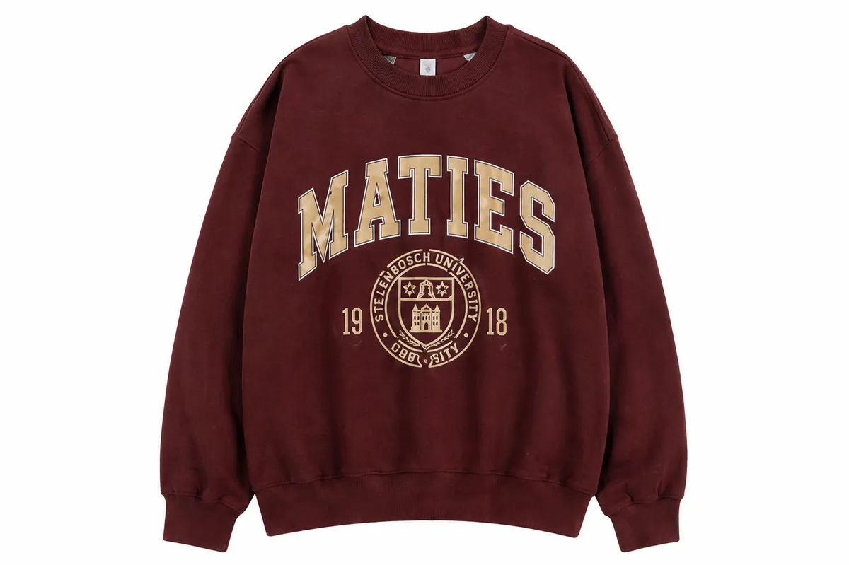 Maties Crewneck, Maroon