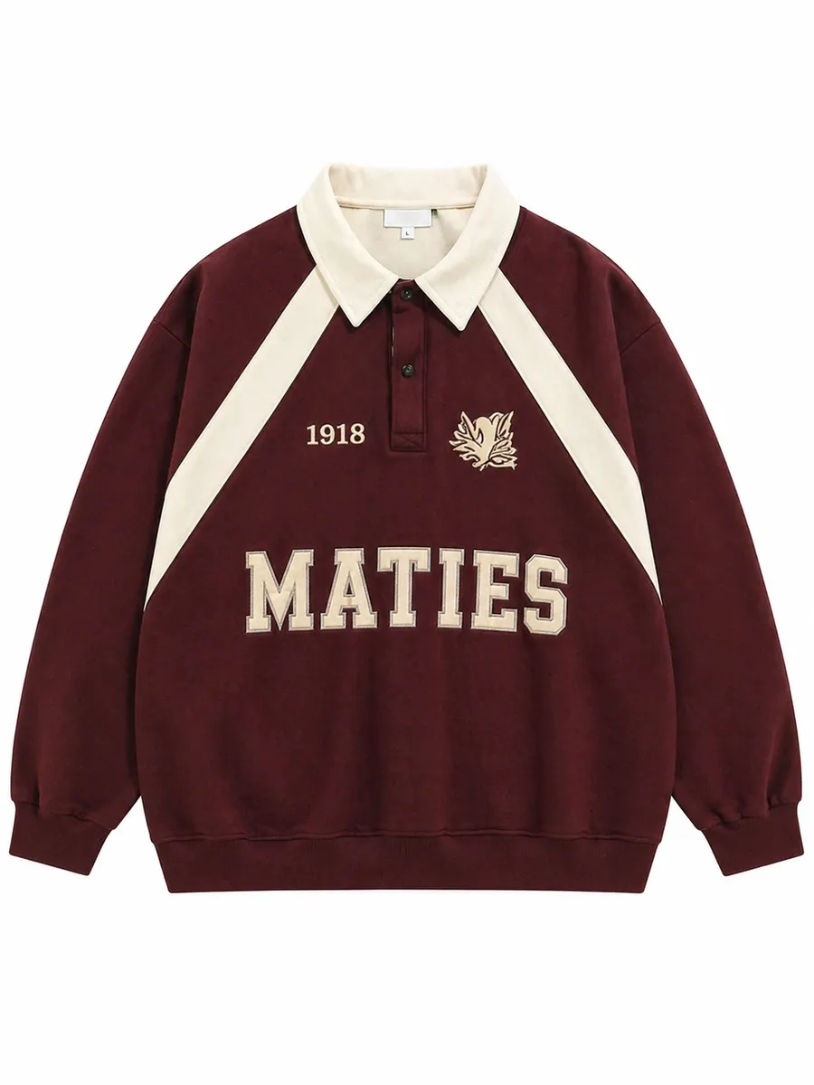Maties Raglan Polo Sweat