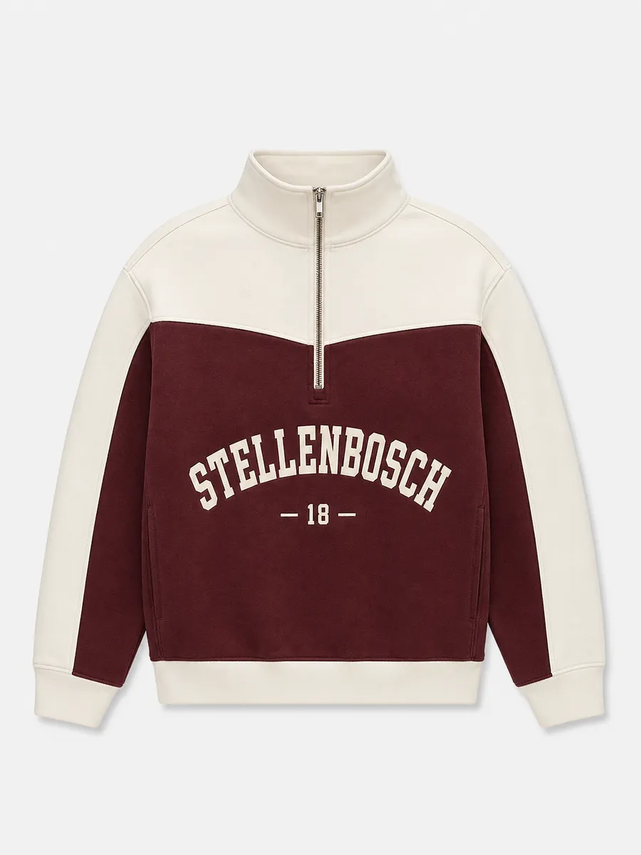 Stellenbosch Colour Block Half-Zip