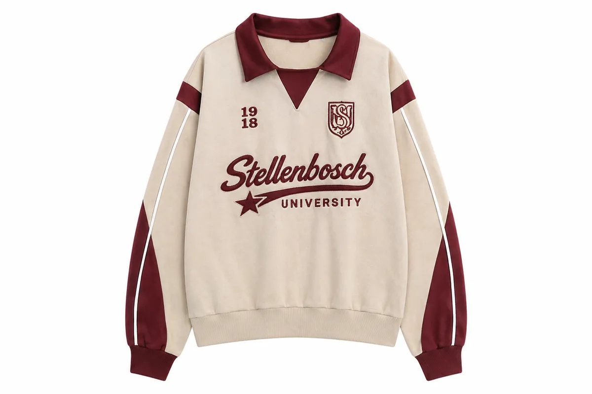 Stellenbosch Script V-Collar Sweat